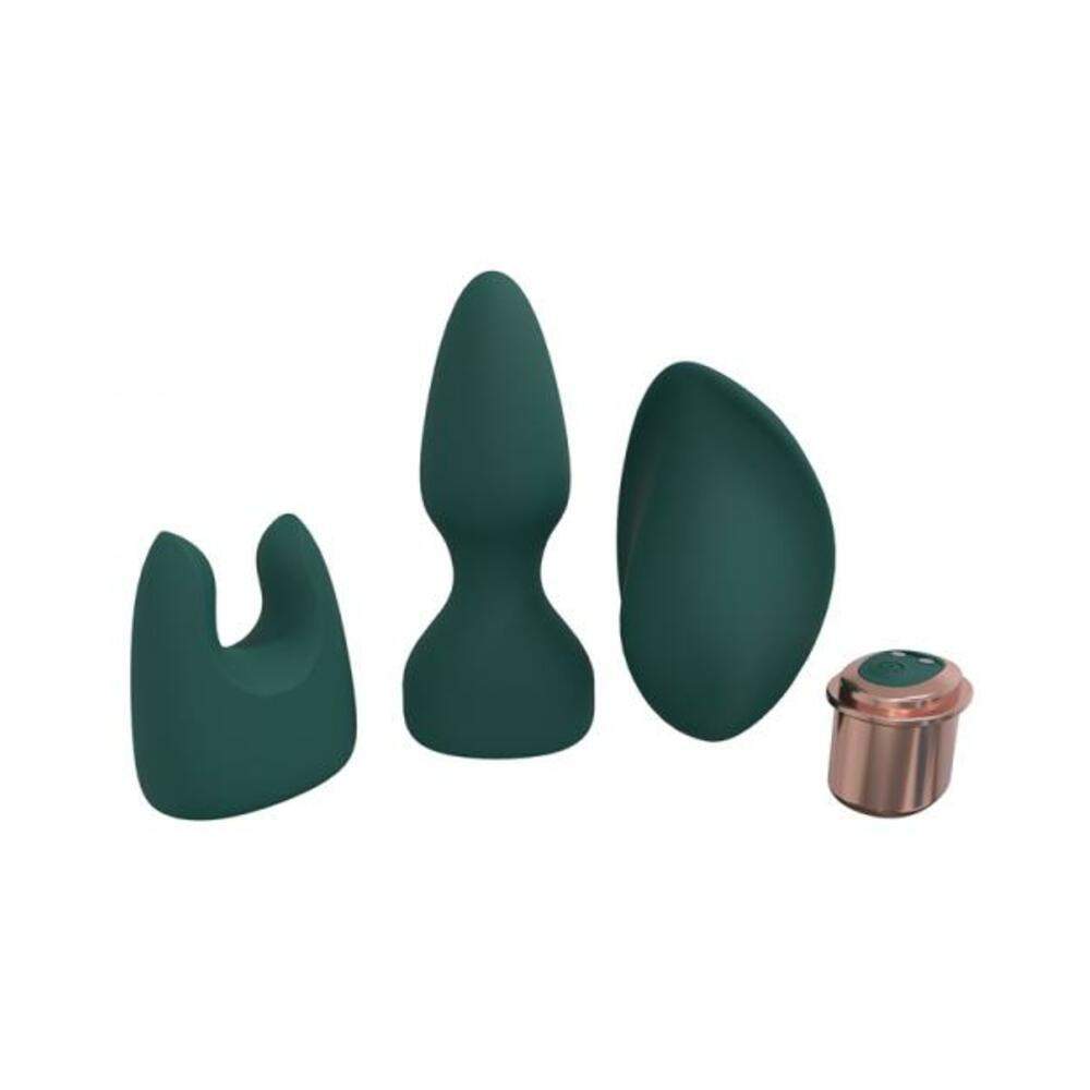 Loveline Ultimate Kit 10 Speed Silicone Rechargeable Waterproof Blue/grey