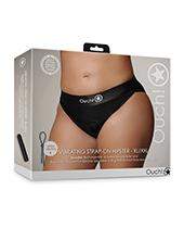 Shots Ouch Vibrating Strap On Hipster - Black M/l