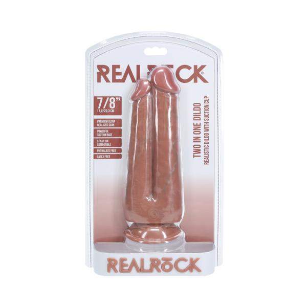 Realrock Extra Thick 10 In. Dildo With Balls Tan
