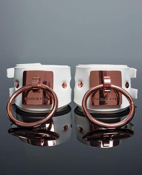 Pleasure Collection Adjustable Collar - White/rose Gold