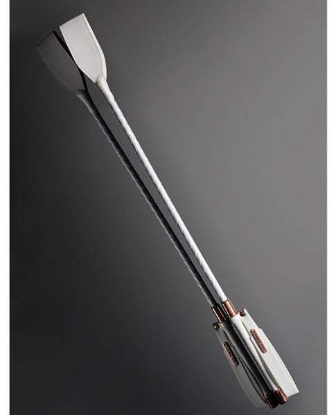 Pleasure Collection Matte Finish Whip - White/rose Gold