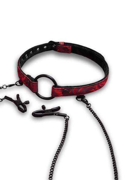 Rosegasm 5pc Hog Tie Set W/ Blindfold