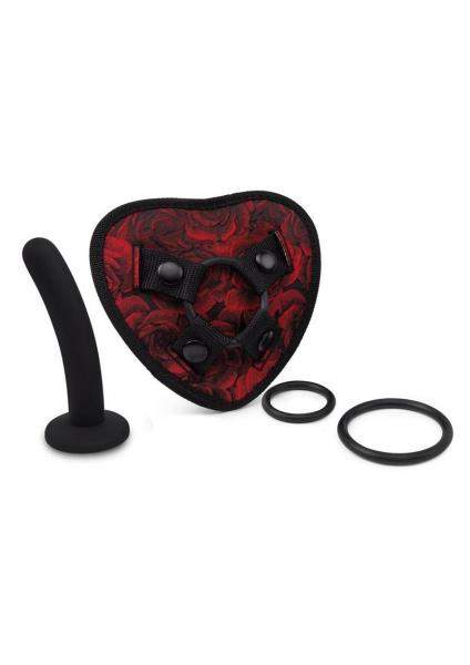 Rosegasm Buckle Cuffs W/ Satin Blindfold