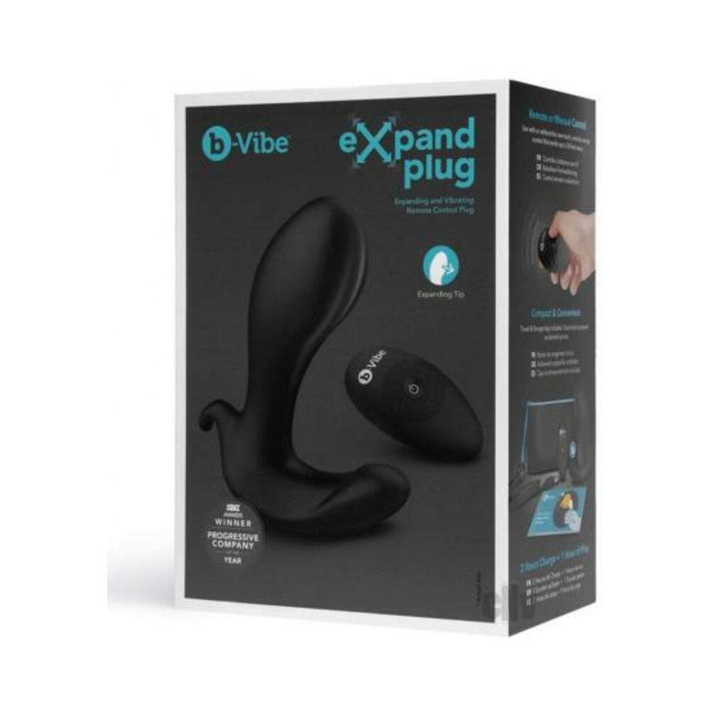 B-vibe Rocker Rocking Weighted Prostate Plug Black