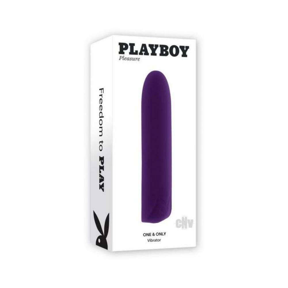 Playboy The Thrill Rechargeable Silicone Dual Stim Vibrator With Flapper Acai