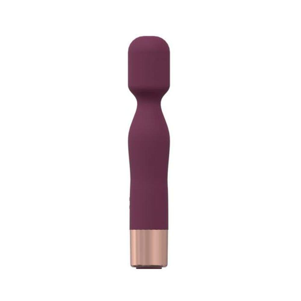 Loveline Glamour 10 Speed Mini-wand Silicone Rechargeable Waterproof Blue/grey