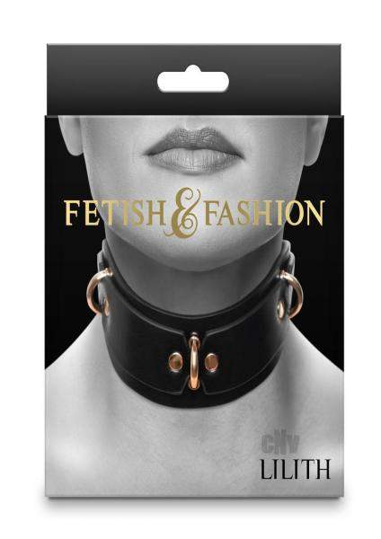 Fetish Fashion Katrina Collar Blk/gld