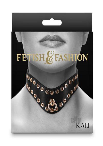 Fetish Fashion Jezebel Collar Blk/gld