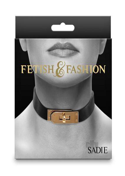 Fetish Fashion Cara Collar Blk/gld