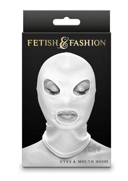 Fetish Fashion Lace Hood Blk