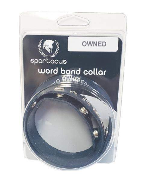 Spartacus Hers Leather Collar - Black