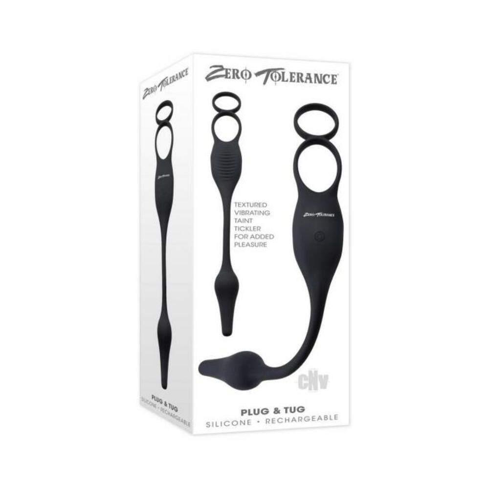 Zero Tolerance Ring Around The Rosy Rechargeable Vibrating Dual C-ring Silicone Blue