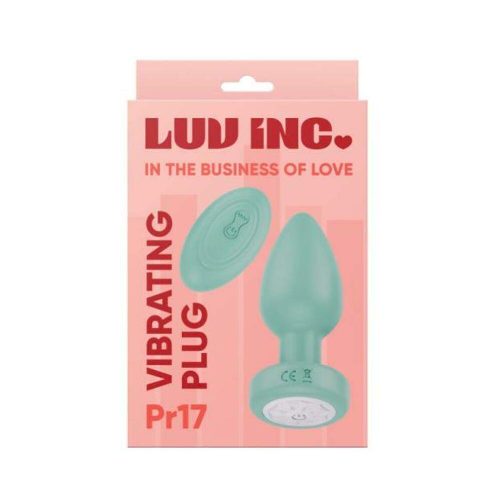 Luv Inc Pr17: Vibrating Plug With Remote Purple