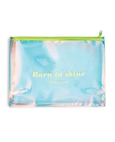 '=love To Love Born To Shine Pouch - Vivid Orange