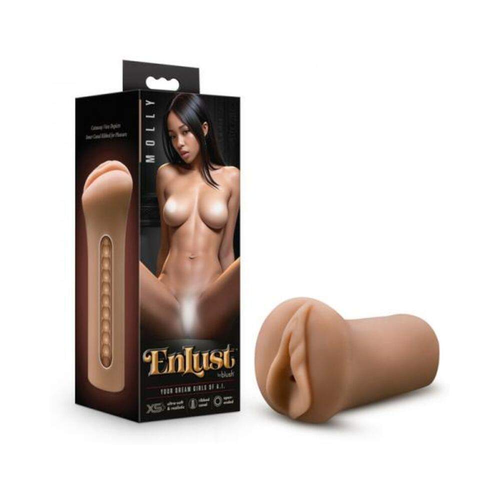 Enlust Destini Vibrating Stroker Beige