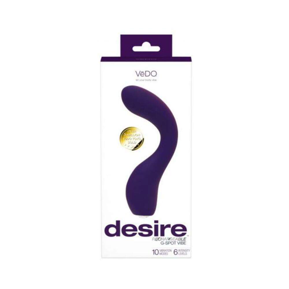 Vedo Desire Rechargeable G-spot Vibe Pink