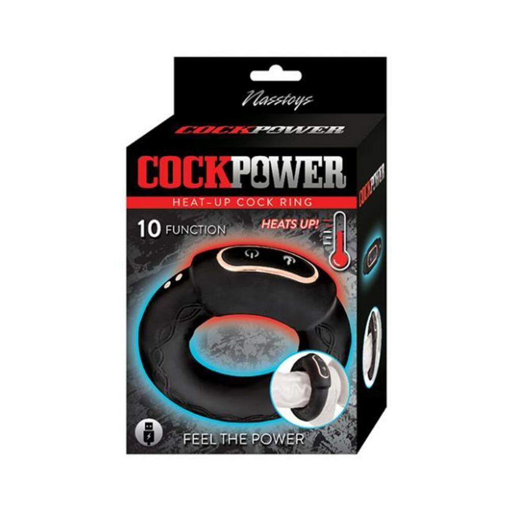 Cockpower Scrotum Hugger Cock Ring Black