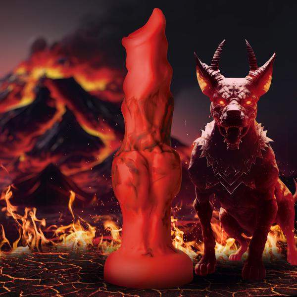 Fire Hound Silicone Dildo - Medium