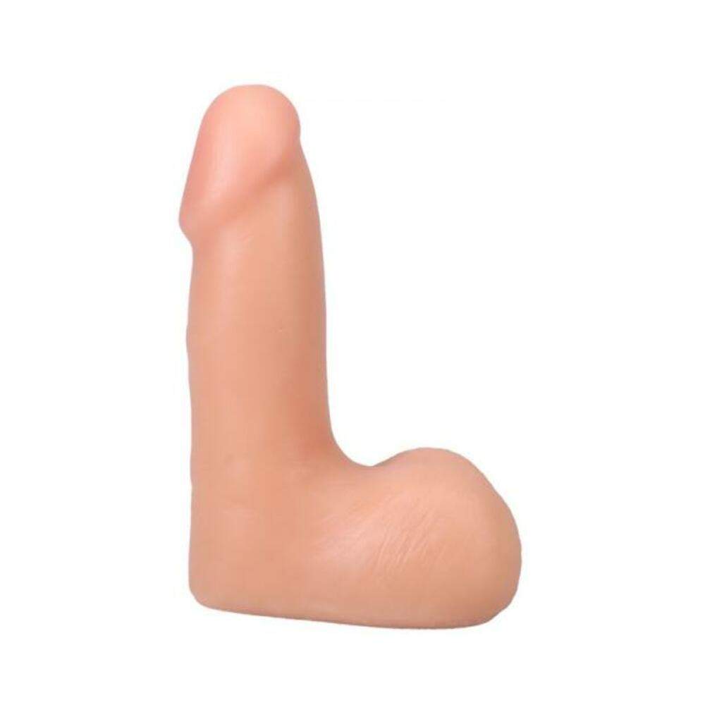 The Realistic Cock Squirting 9.5 In. Ultraskyn Vac-u-lock Dildo Caramel