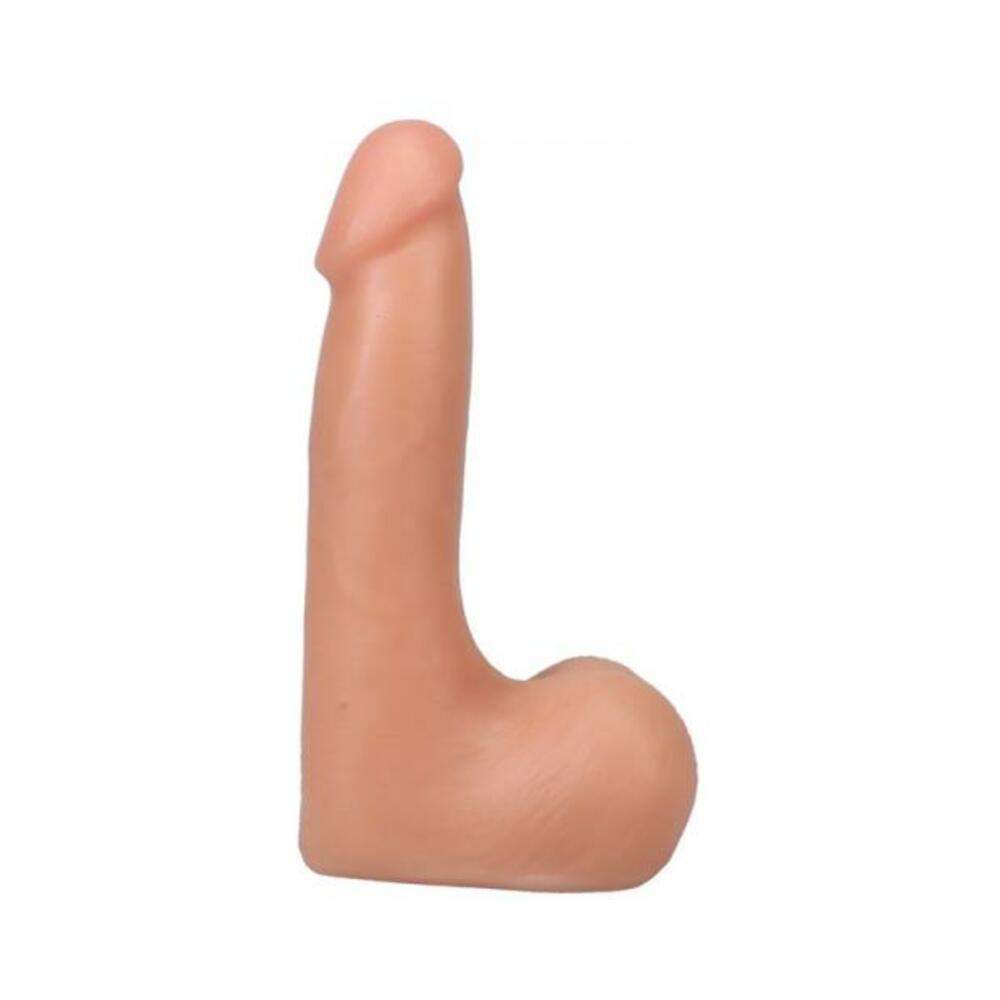 The Realistic Cock 5 In. Ultraskyn Vac-u-lock Dildo With Balls Vanilla