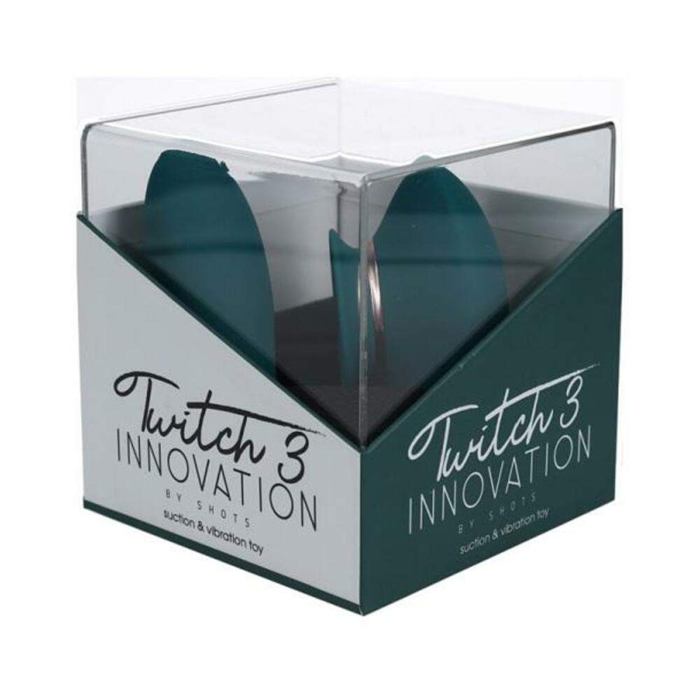 Twitch 3 Silicone Rechargeable Vibrator & Suction Burgundy