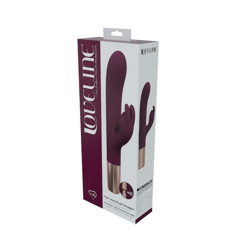 Loveline Serenity Wand Silicone Rechargeable Splashproof Burgundy