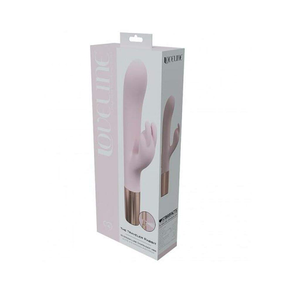 Loveline Traveler Rabbit Silicone Rechargeable Splashproof Burgundy