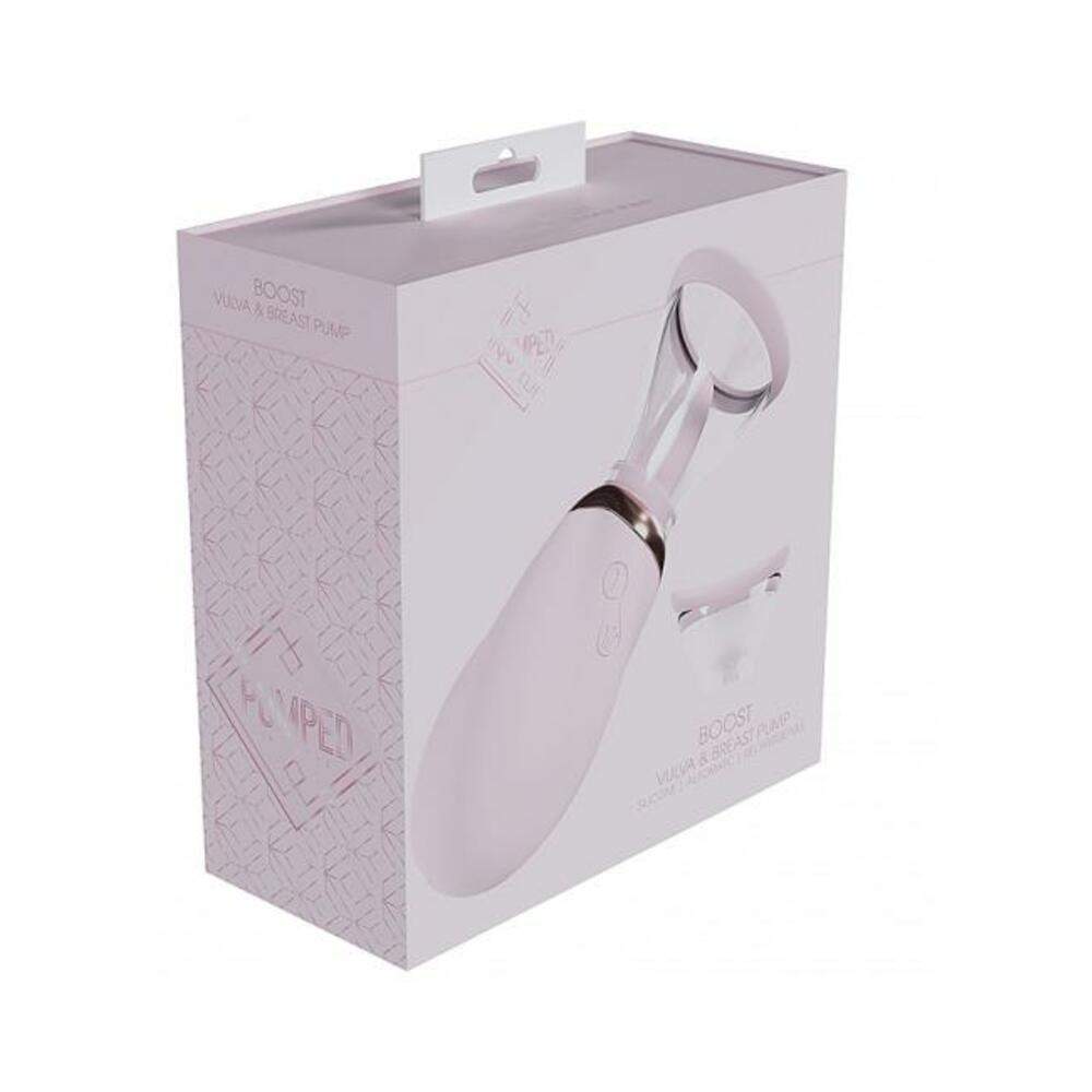 Pumped Enhance Automatic Rechargeable Vulva & Breast Pump Pink