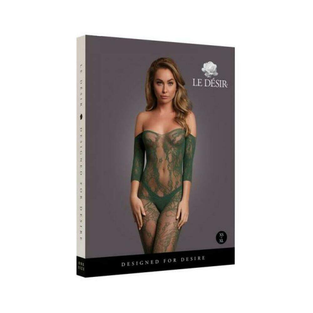 Le Desir Duo Net Key-hole Bra Set Ocean Deep Queen Size