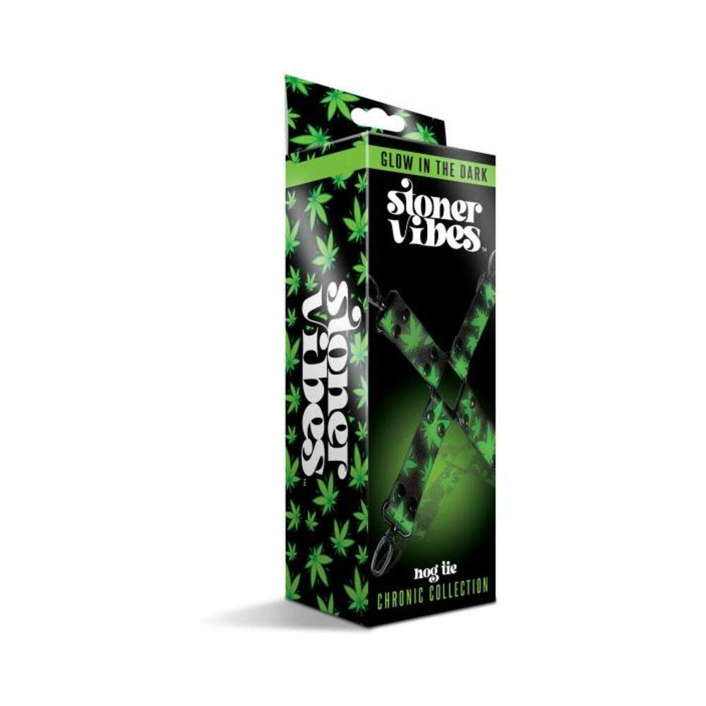 Stoner Vibes Chronic Collection Glow In The Dark Collar And Leash
