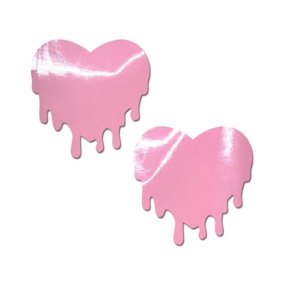 Pastease Faux Latex Red Melty Hearts