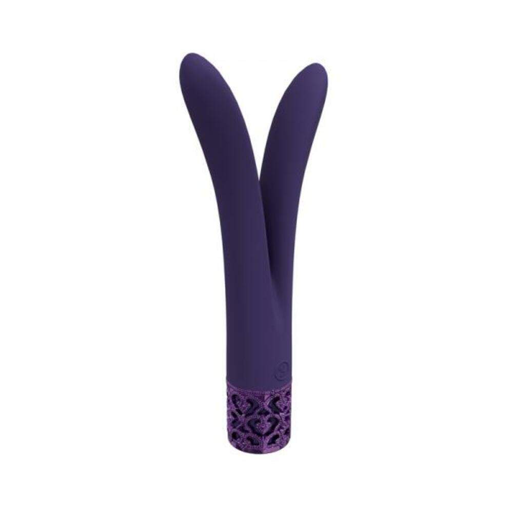 Royal Gems Majestic Silicone Rechargeable Vibrator Pink