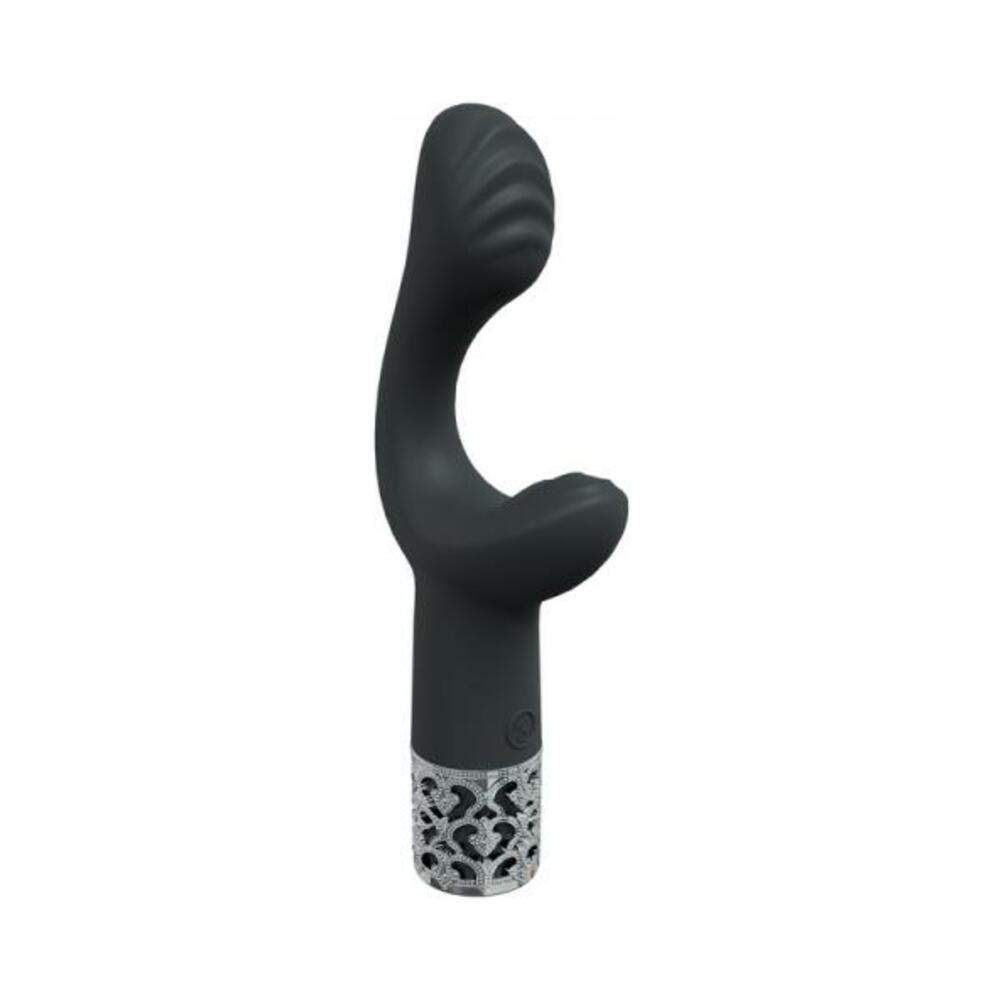Royal Gems Duchess Silicone Rechargeable Vibrator Black