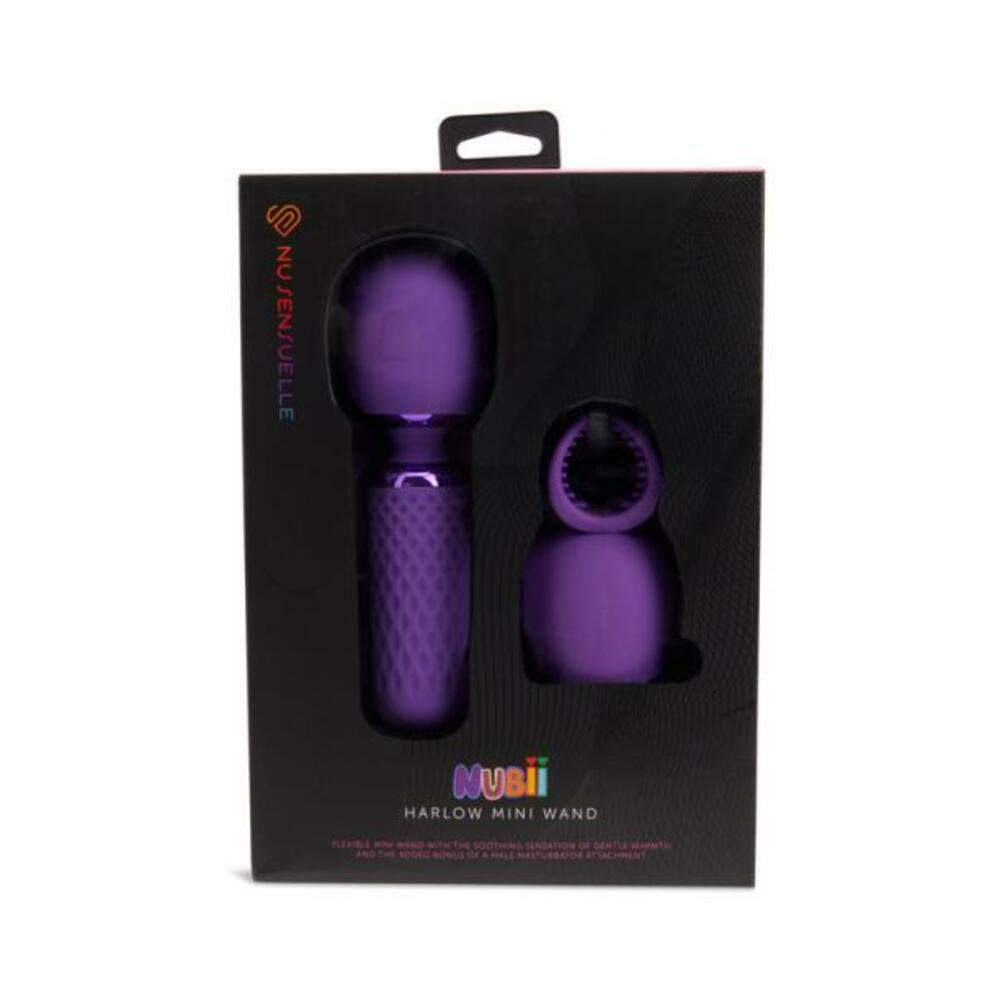 Nu Sensuelle Harlow Nubii Mini Wand W/ Masturbator Pink