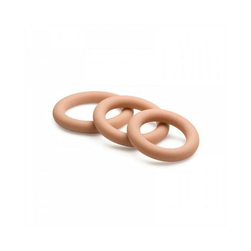 Jock Silicone Cock Ring 3-piece Set Light