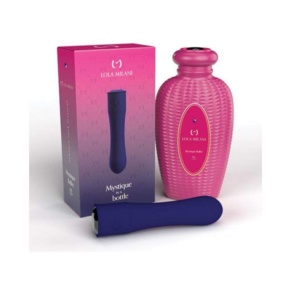 Lola Milani Mystique Rabbit W/black Bottle - Fuchsia