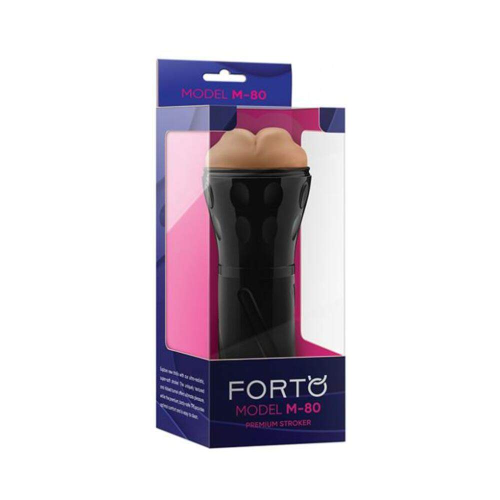 Forto Model M-80 Hard-side Mouth Masturbator - Dark