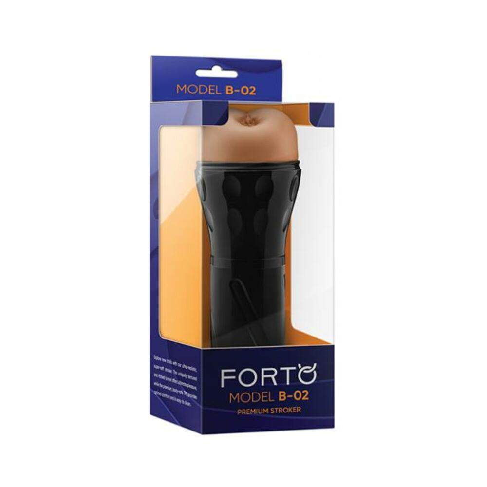 Forto Model B-02 Hard-side Ass Masturbator - Dark