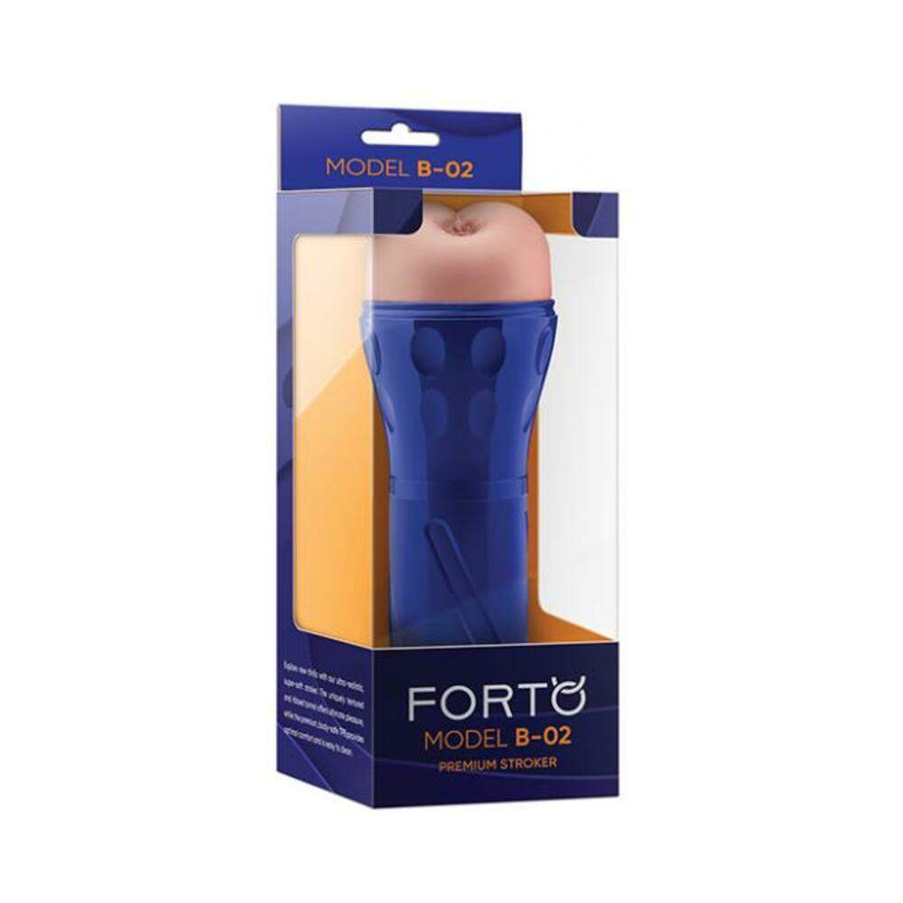 Forto Model B-02 Hard-skin Ass Masturbator - Tan