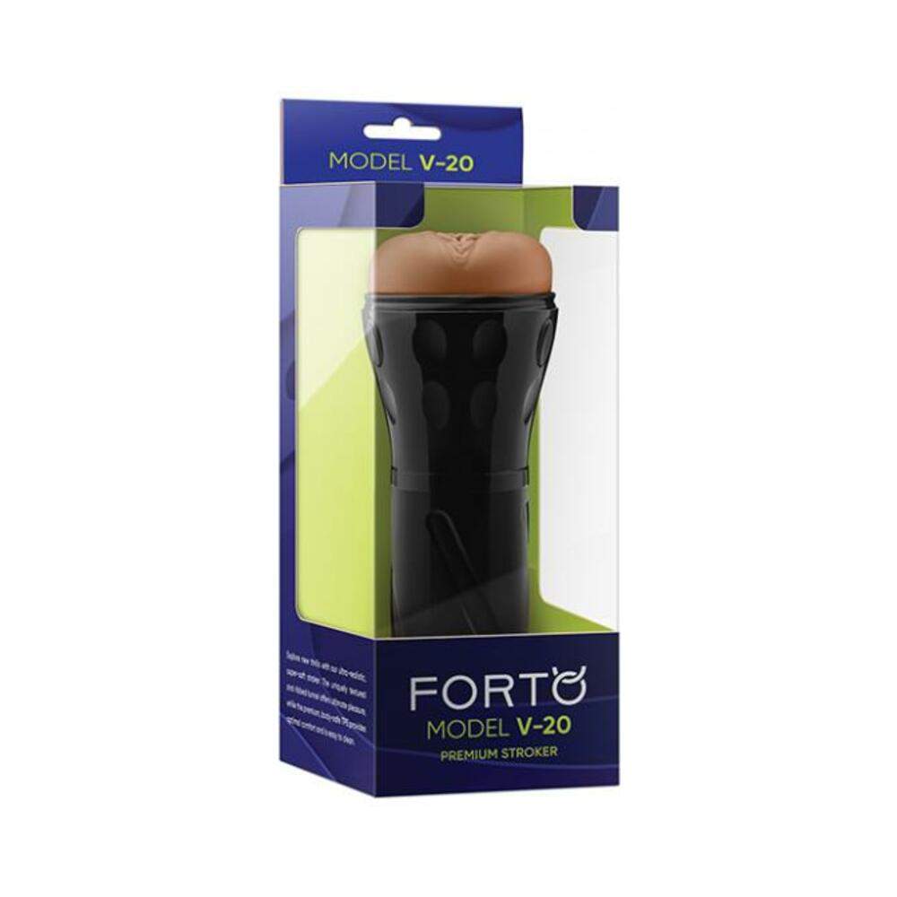 Forto Model V-20 Hard-side Vagina Masturbator - Dark