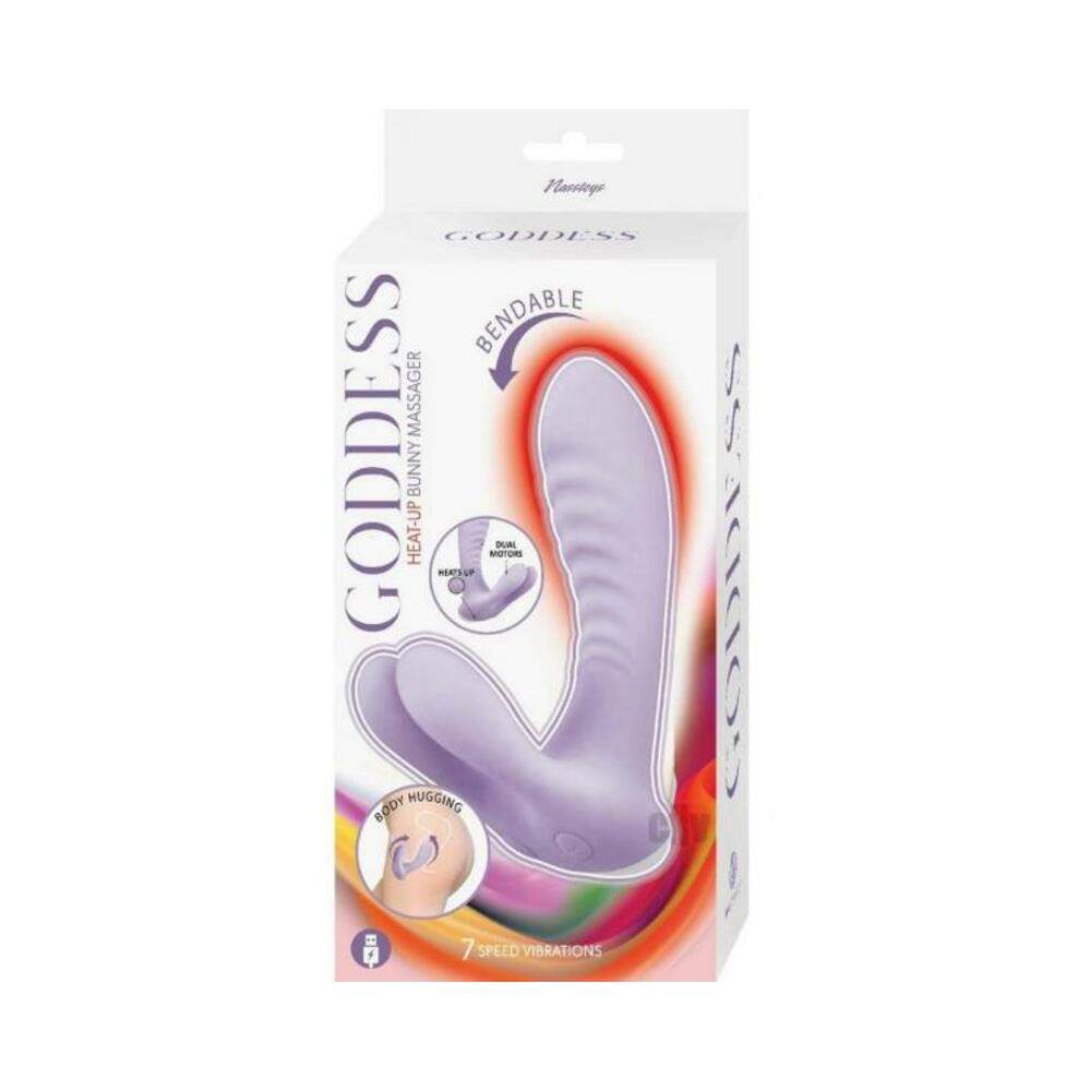 Goddess Heat Up Rotating Massager Aqua