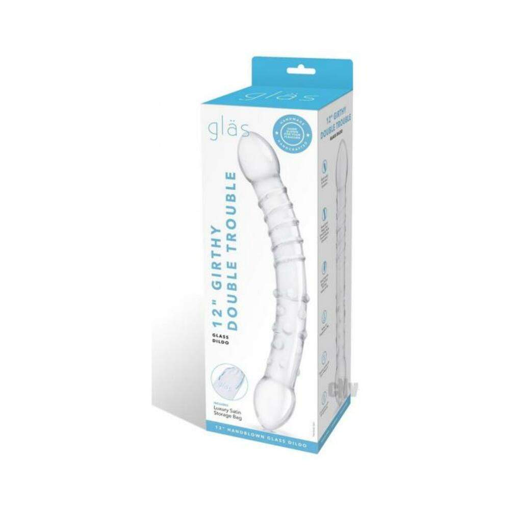 Glas 7.5" Rideable Standing Cock W/stability Base