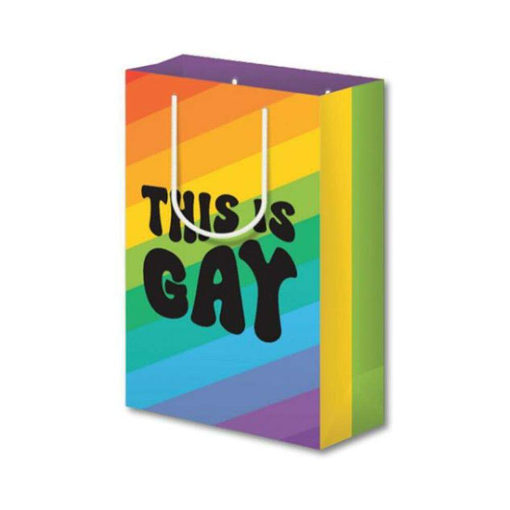 This Is Gay Rainbow Gift Bag