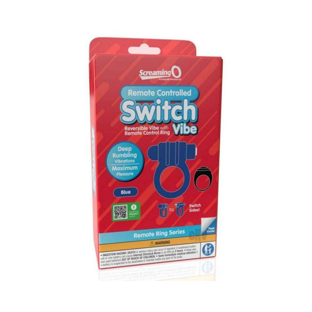Screaming O Switch Remote Controlled Vibrating Ring - Green