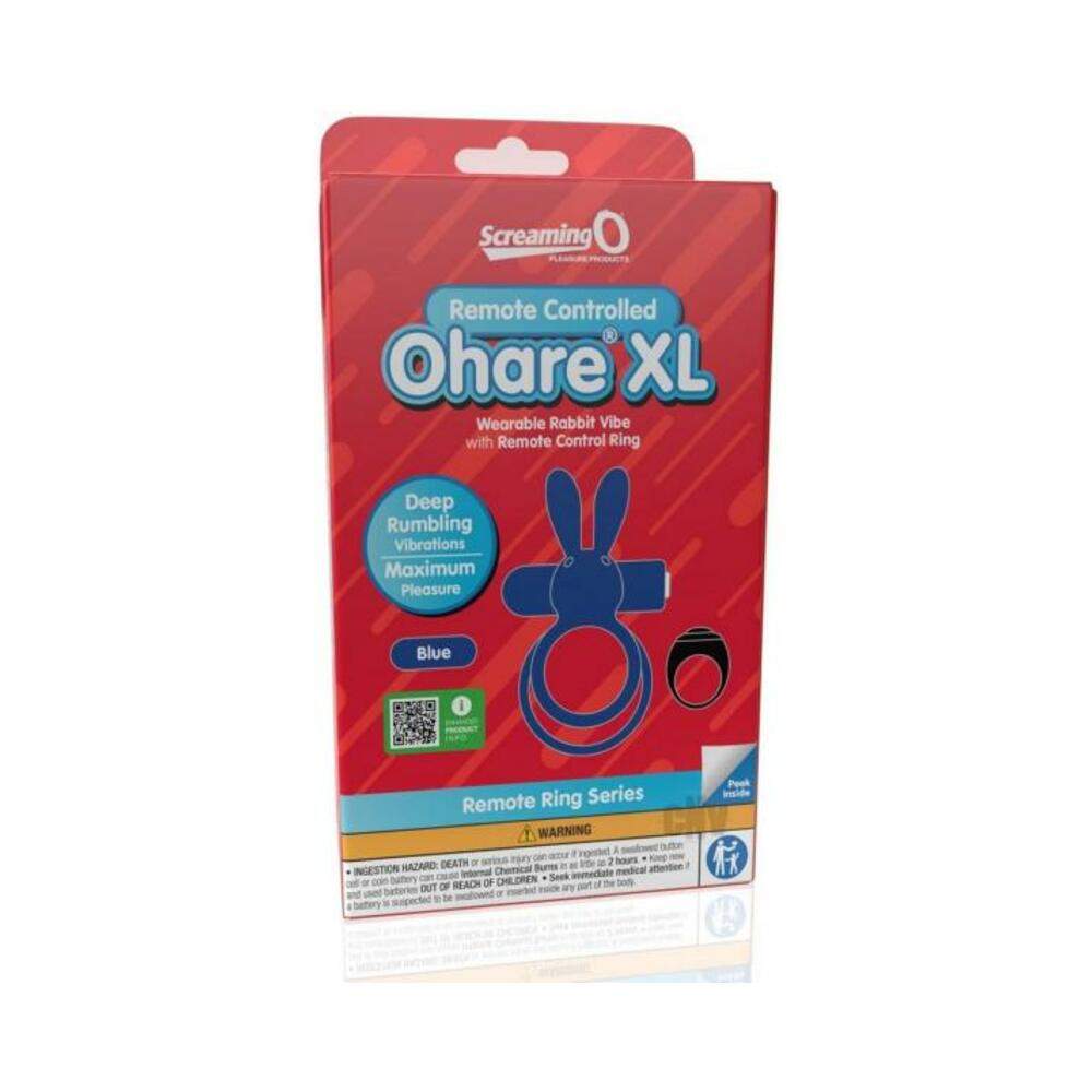 Screaming O Ohare Remote Controlled Vibrating Ring - Xl Green