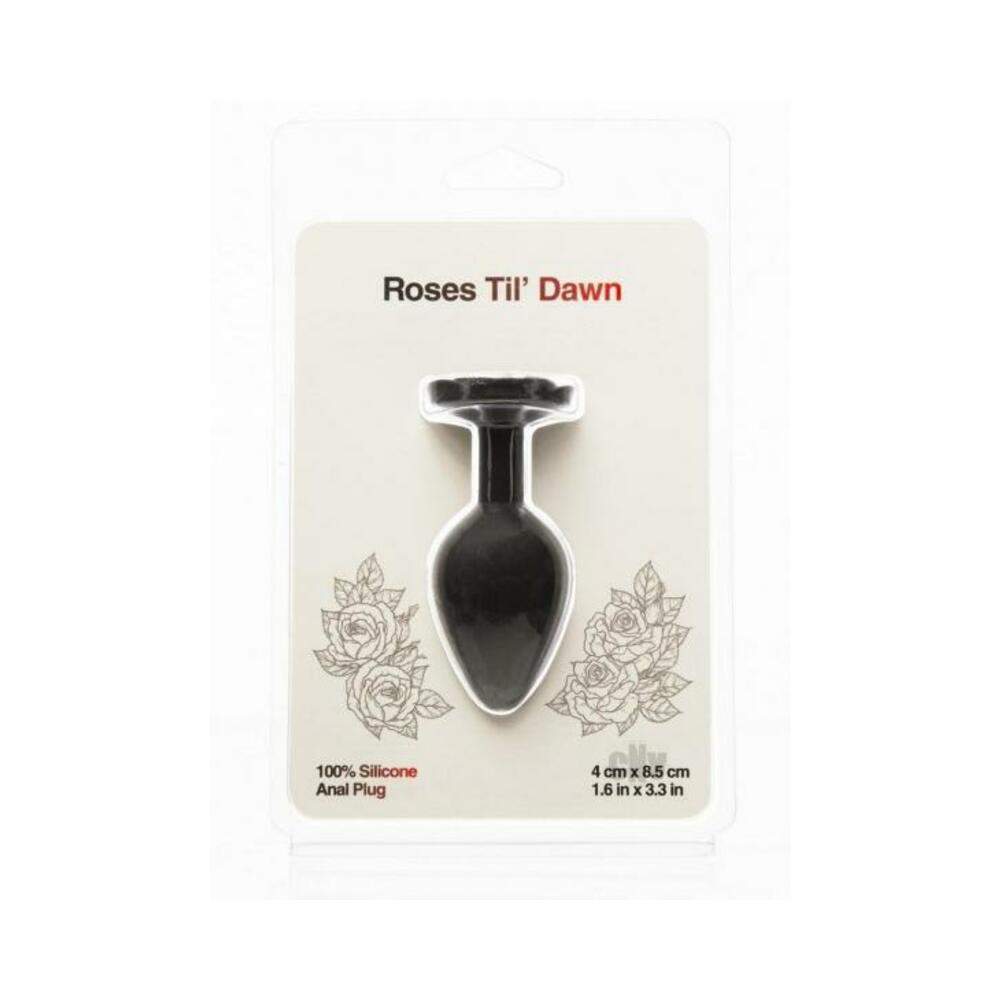 Roses Til Dawn Silicone Anal Plug Large