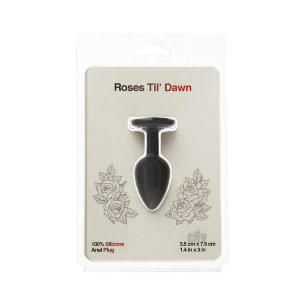 Roses Til Dawn Silicone Anal Plug Medium