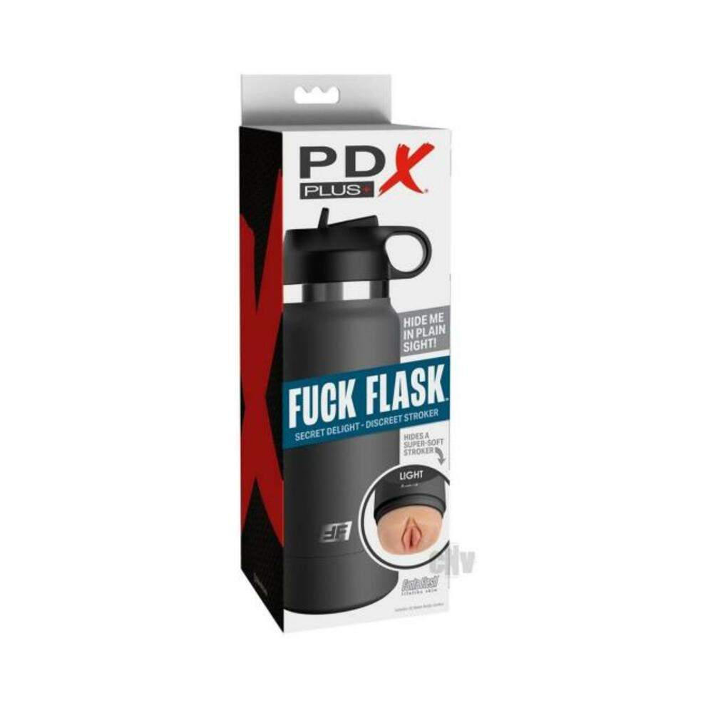 Pdx Plus Fuck Flask Secret Delight Stroker - Brown/grey
