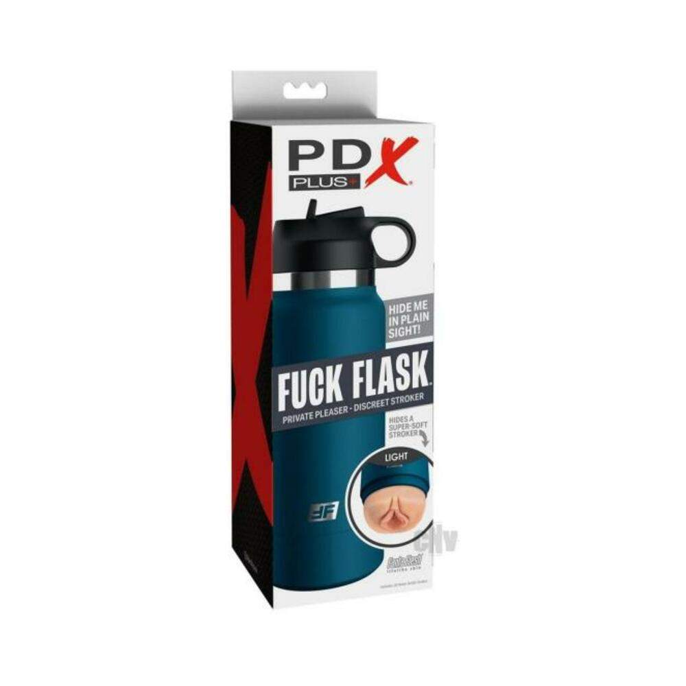 Pdx Plus Fuck Flask Secret Delight Stroker - Light/grey