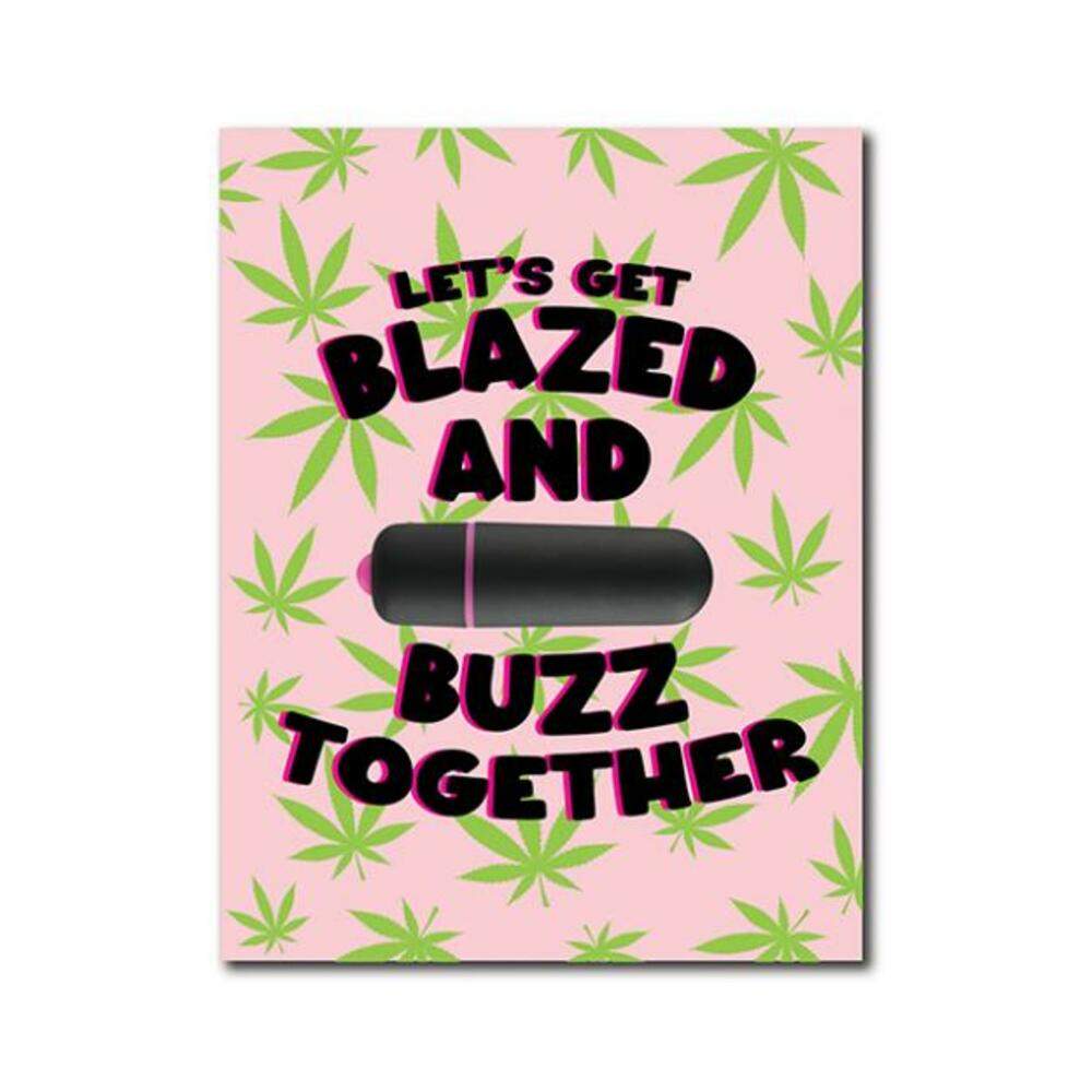 420 Foreplay Faded For You Greeting W/rock Candy Vibrator & Fresh Vibes Towelettes
